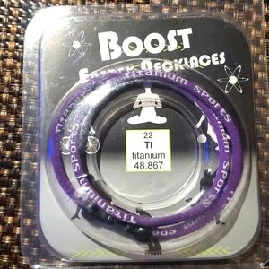 Boost energy necklace Brand new- PURPLE